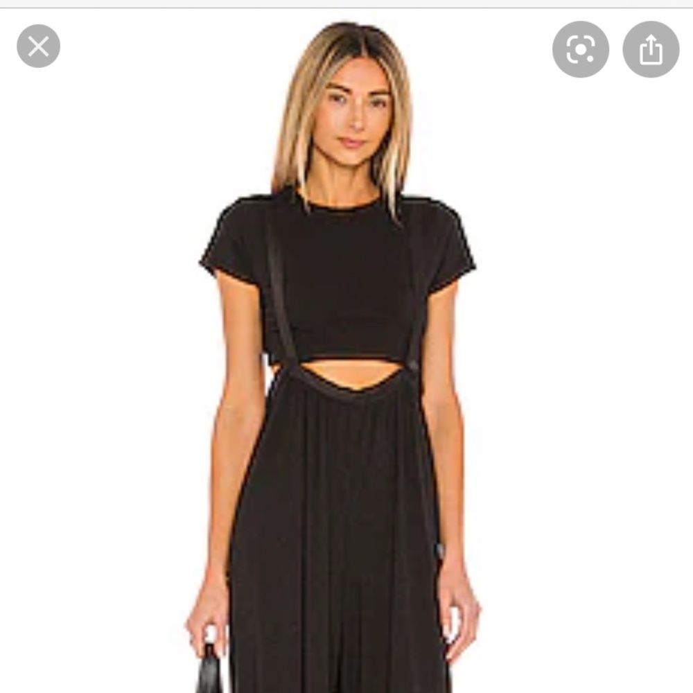 FreePeople  Crop top & wide leg overall set